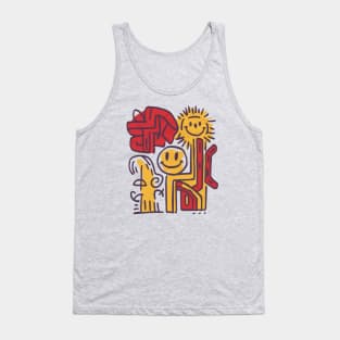 Hand Sketched Tank Top